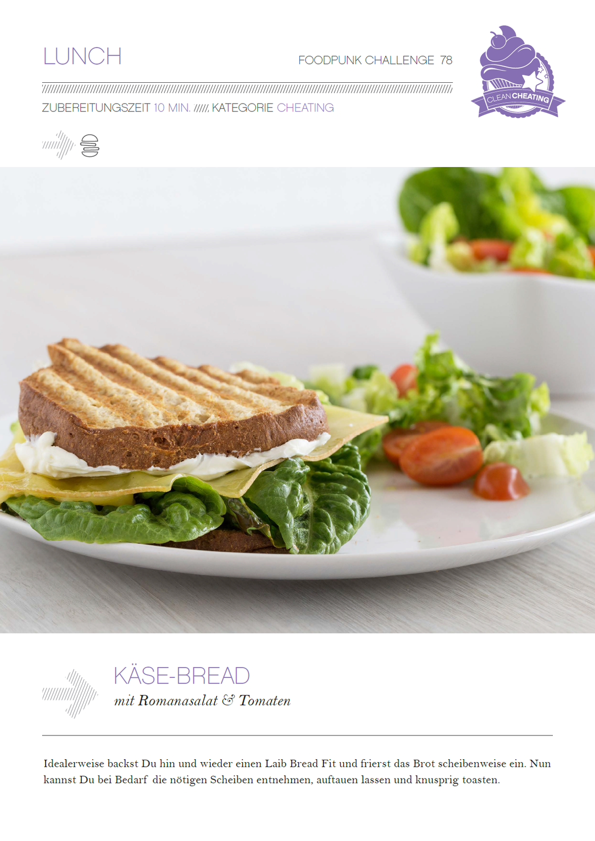 Clean Cheating 1900 kcal, 30 Tage Low Carb Ernährungsplan