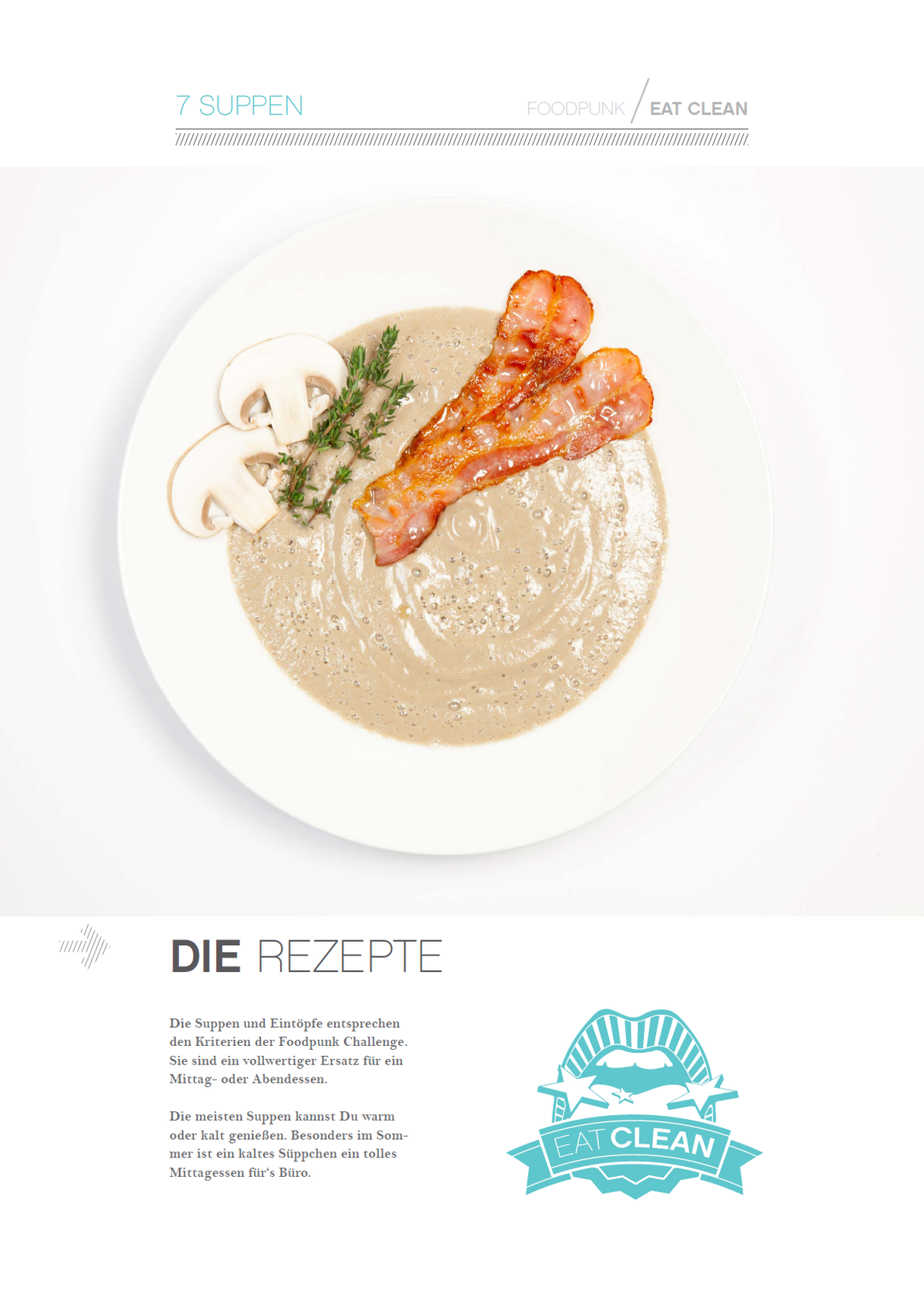 Suppen Upgrade, Eat Clean 1600 kcal, 7 Rezepte für Suppen & Eintöpfe