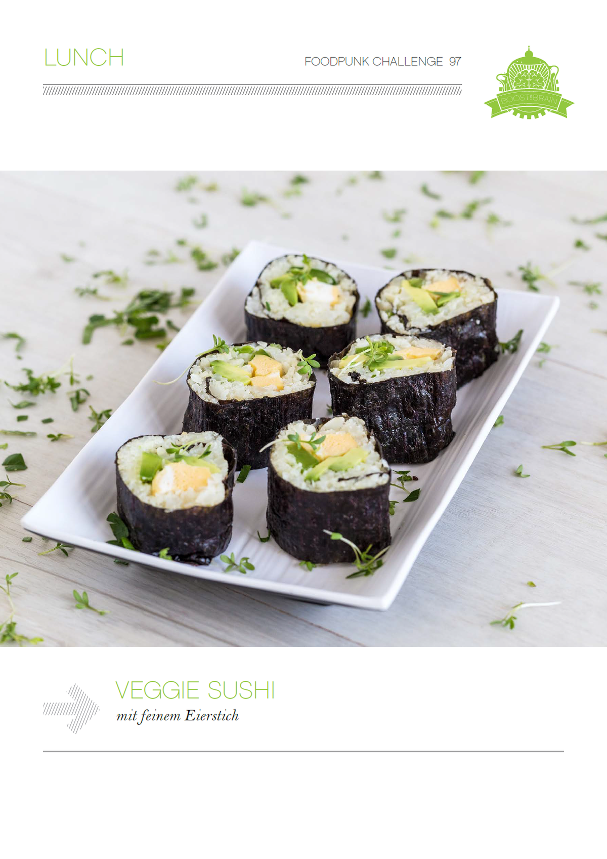 Boost Your Brain Veggie 1500 kcal, 30 Tage vegetarischer Keto Ernährungsplan