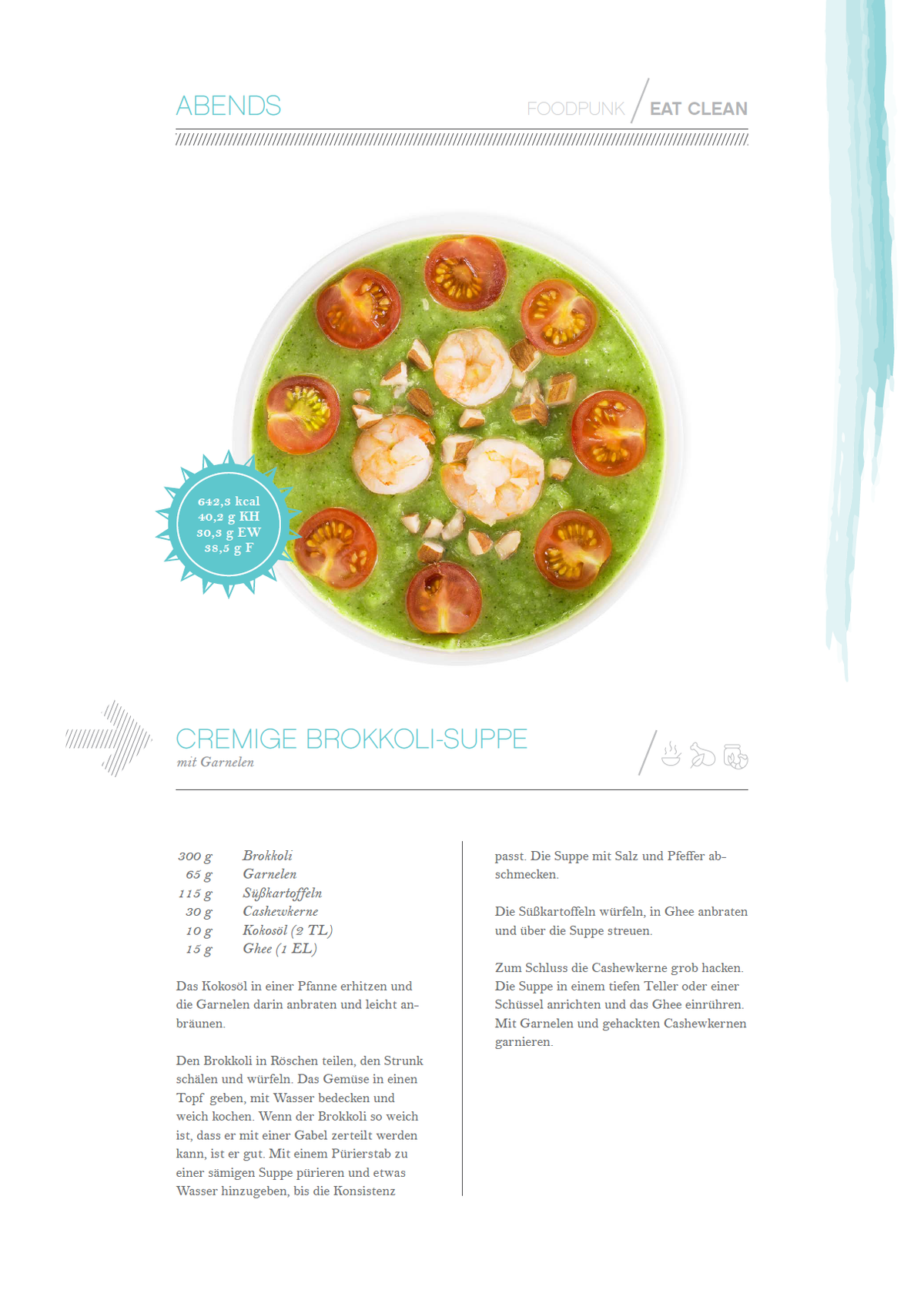 Eat Clean Challenge 1600 kcal, 30 Tage Clean Eating Ernährungsplan