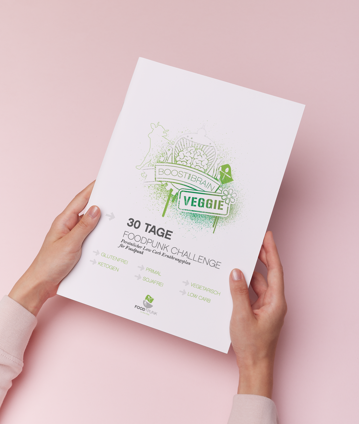 Boost Your Brain Veggie 1500 kcal, 30 Tage vegetarischer Keto Ernährungsplan
