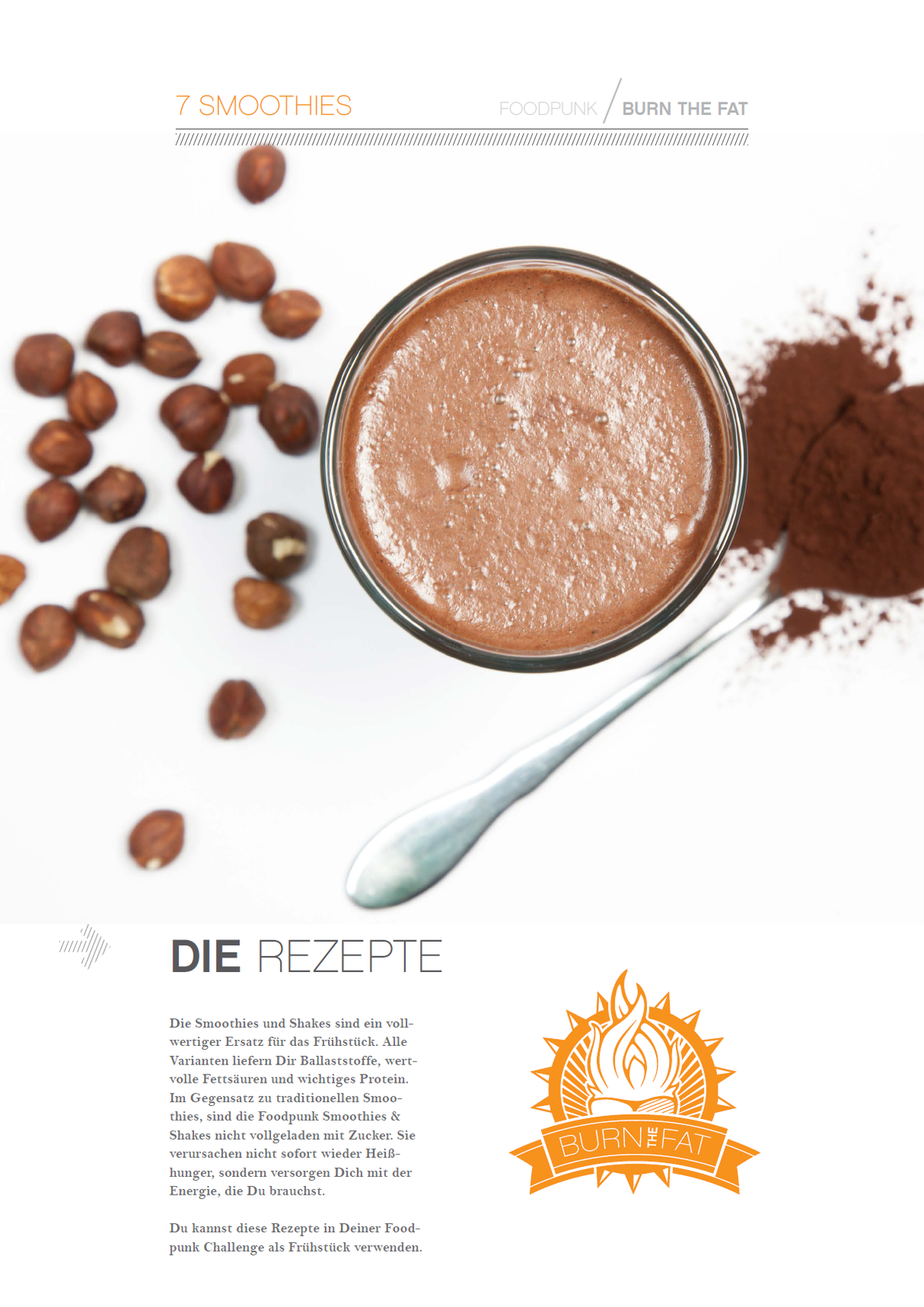 Smoothie Upgrade, Burn The Fat 2000 kcal, 7 Rezepte für Smoothies & Shakes