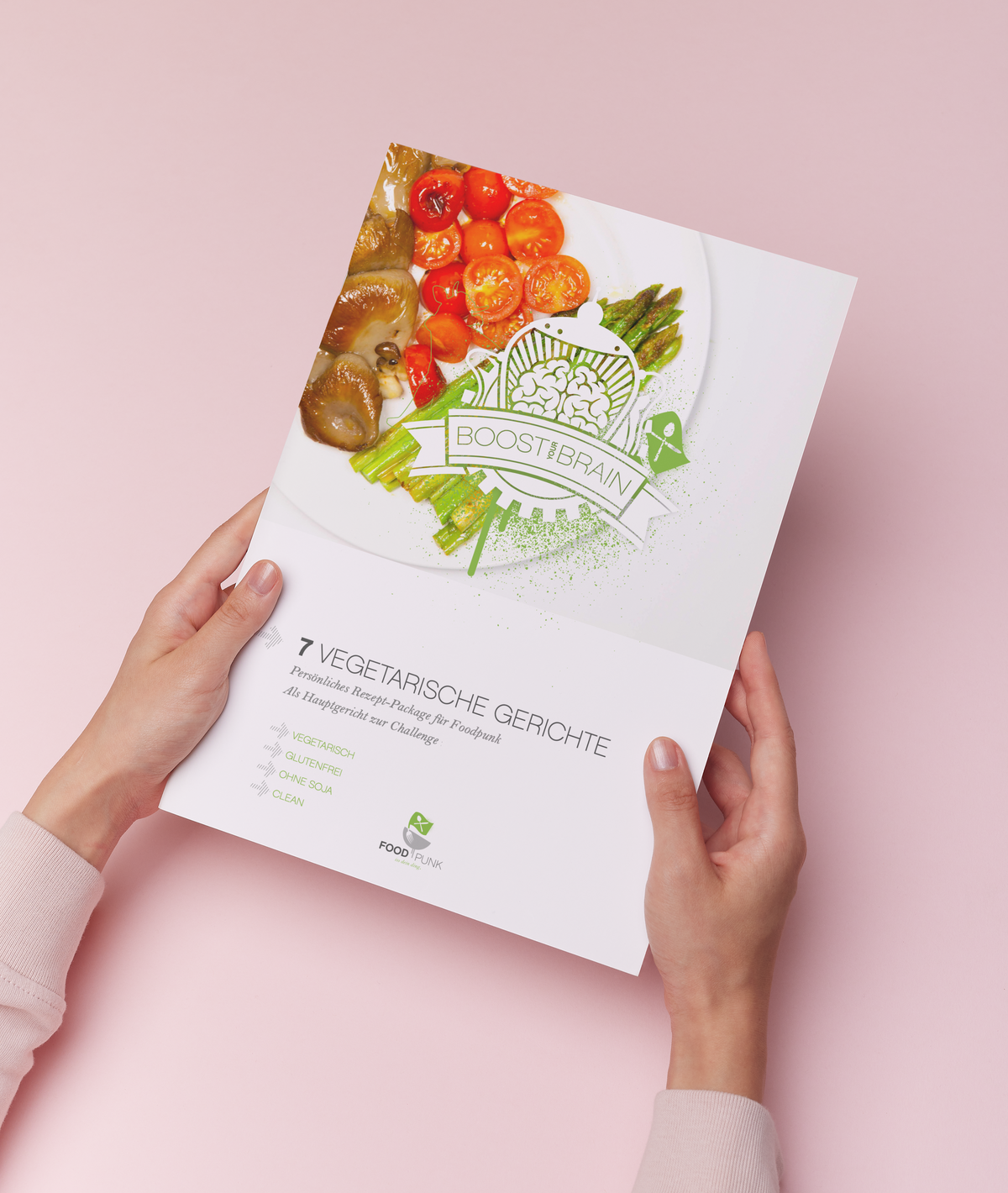 Veggie Upgrade, Boost Your Brain 2400 kcal, 7 vegane & vegetarische Rezepte